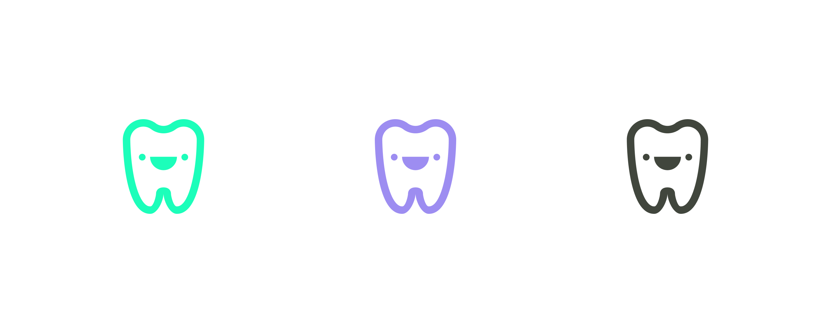 Dr Tash Toothy Mascot Logo in various brand colours designed by Can O' Baked Beans 2022